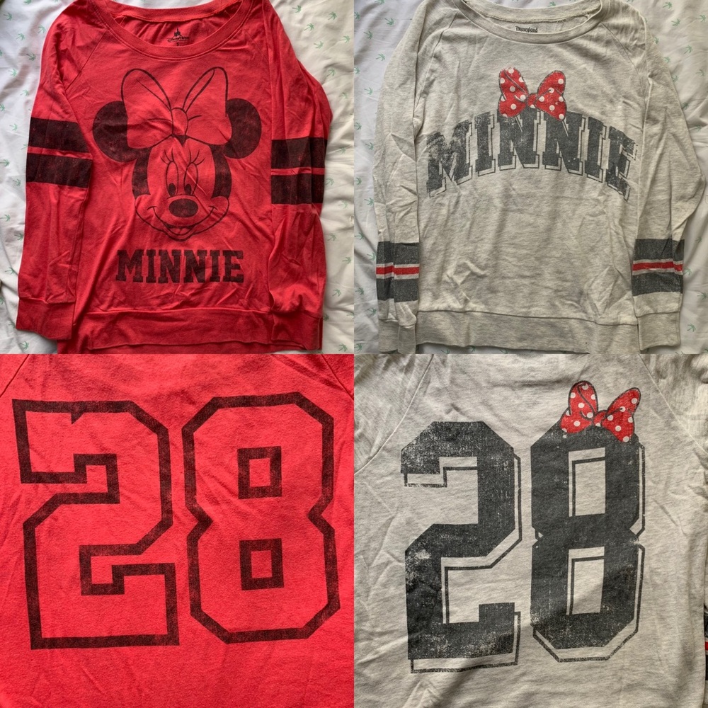 2 Disney Minnie Mouse long sleeve bundle